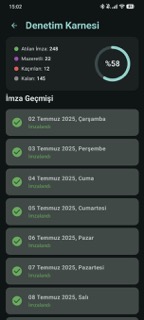 Android Karne ekranı